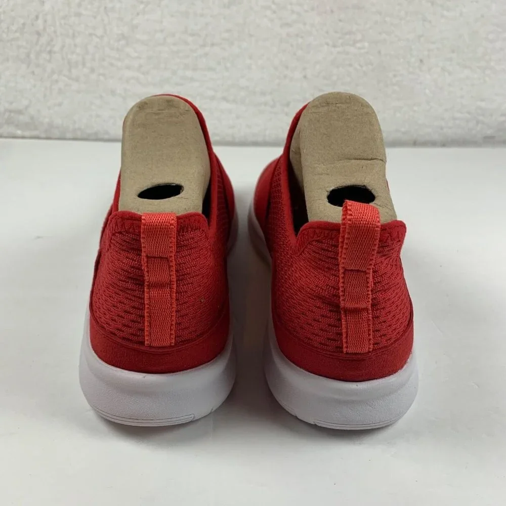 Easy Spirit Ginfer Women's Slip-On Sneaker Size 9 M Microsuede Knit Red NIB S198